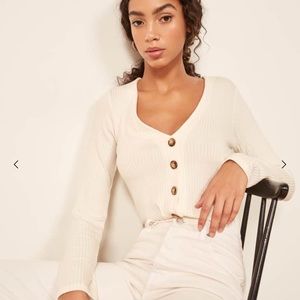 Reformation Iris cardigan size S